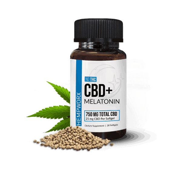 CBD+ Melatonin Softgels