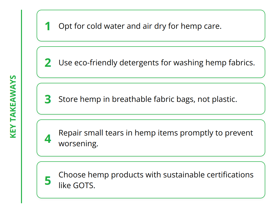 Key Takeaways - How to Benefit from Hemp Fabric