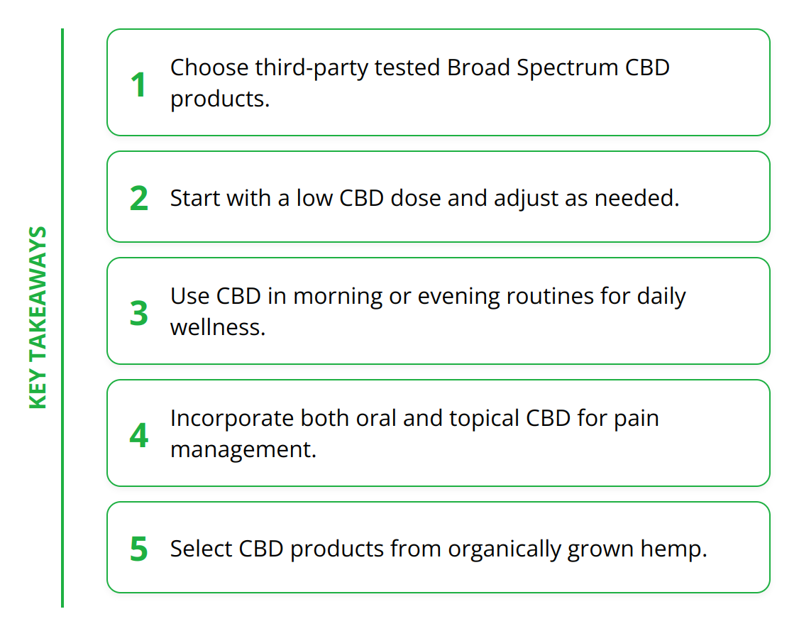 Key Takeaways - Broad Spectrum CBD Benefits [Pro Tips]
