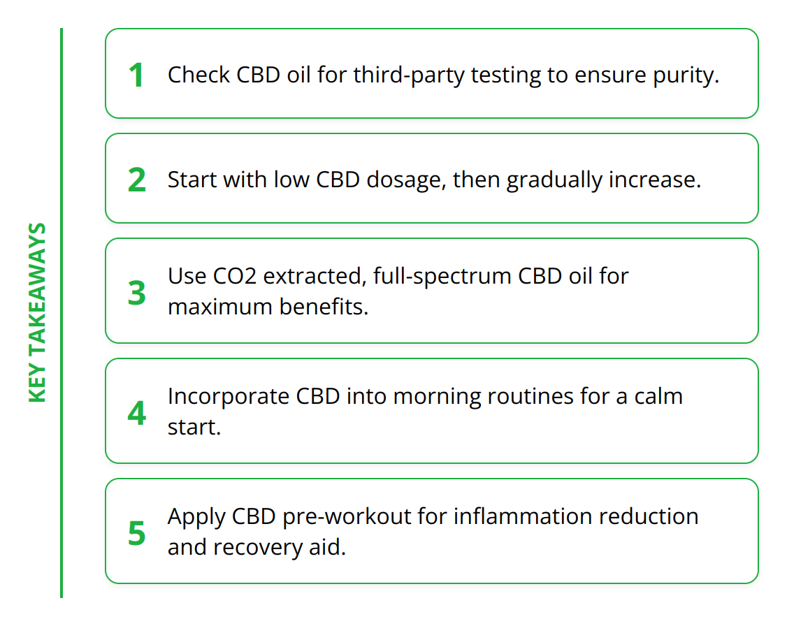 Key Takeaways - CBD Oil Uses: All You Need to Know