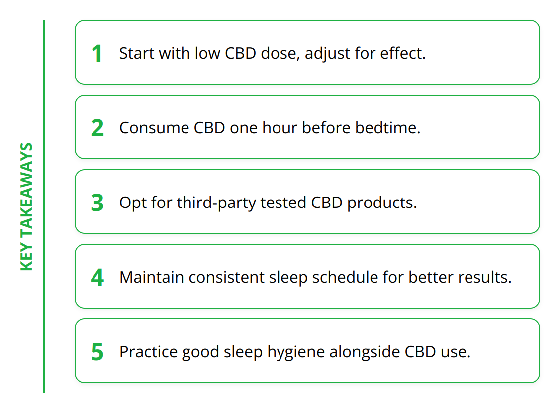 Key Takeaways - CBD for Insomnia: What You Need to Know
