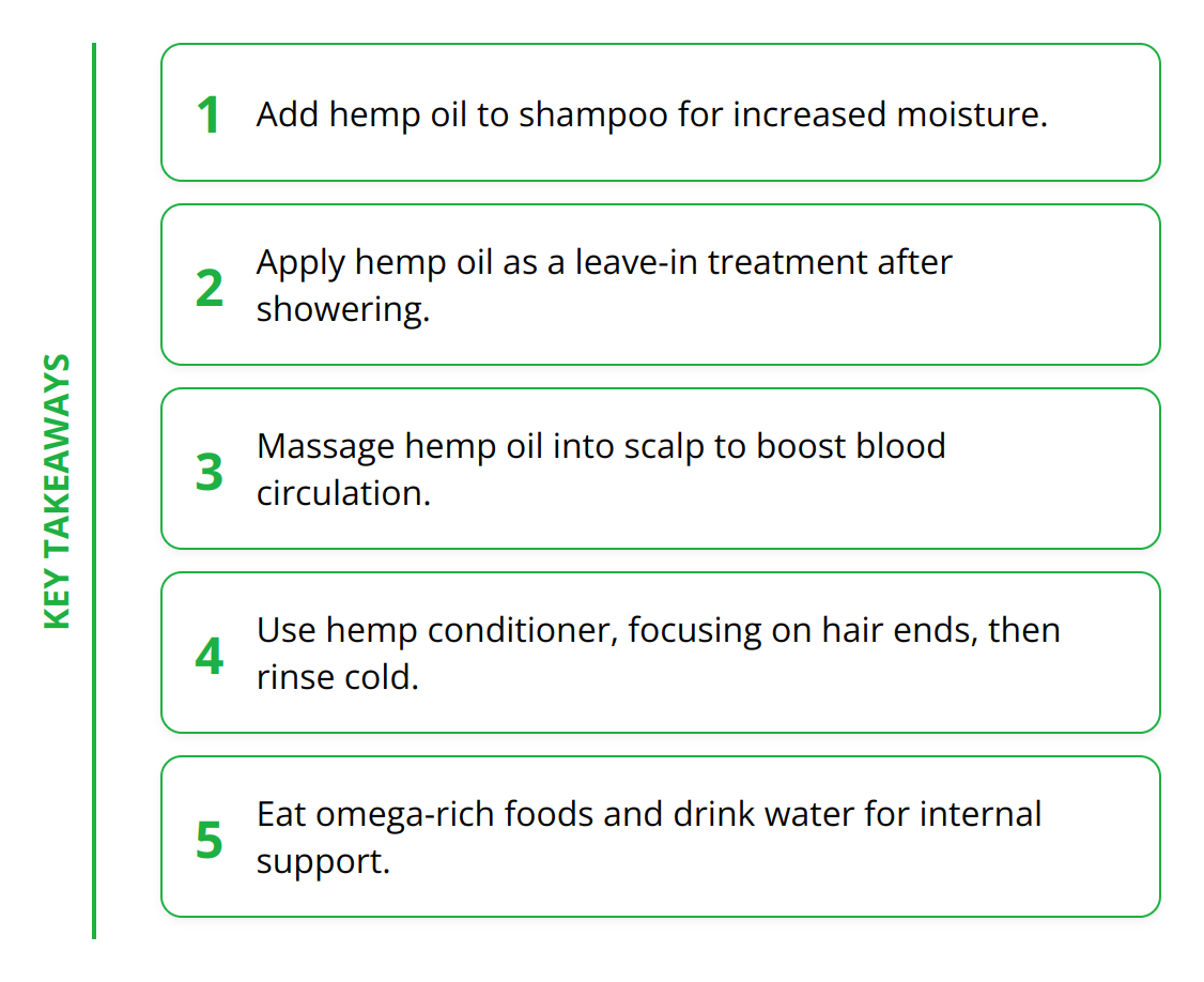 Key Takeaways - Hemp Hair Care Routine [Guide]